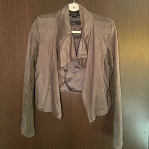 Olivaceous suede jacket brown/army green